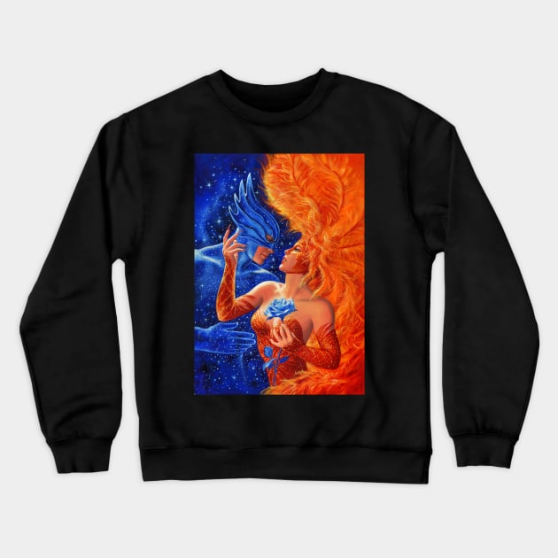 Masquerade Ball Crewneck Sweatshirt by Spiderwebart Gallery